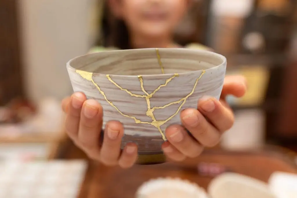 how to rebuild trust after an affair: kintsugi image representing repair from Couples Therapy for Rebuilding Trust after an affair with EFT