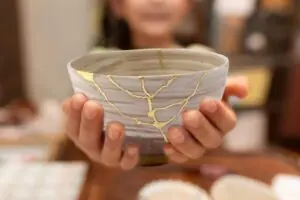 how to rebuild trust after an affair: kintsugi image representing repair from Couples Therapy for Rebuilding Trust after an affair with EFT