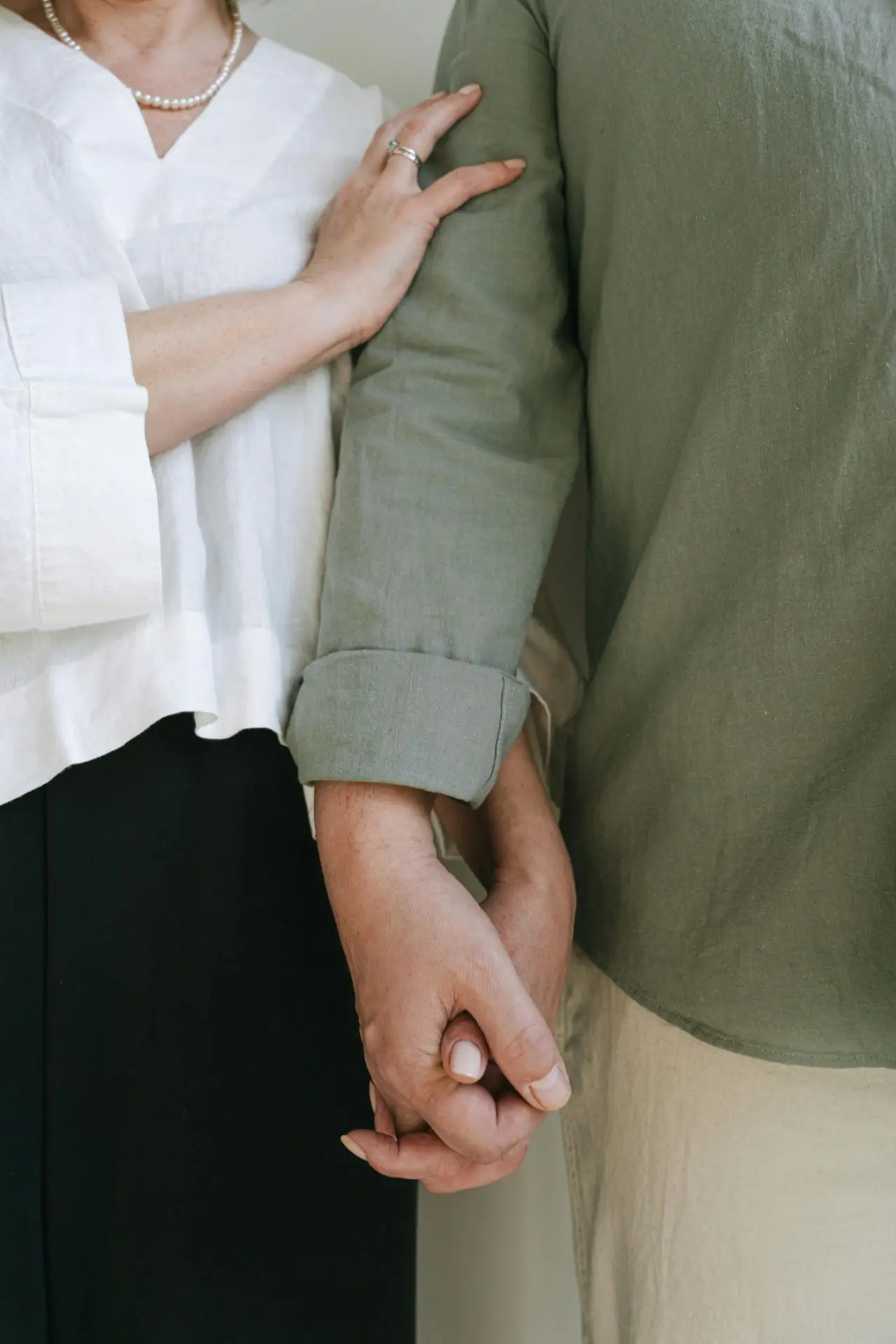 Couple talking together in a therapy session